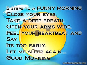 Funny Good Morning Friends Quotes