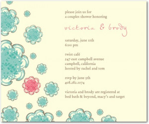 Bridal shower quotes and invitation wording ideas