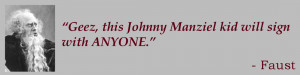 ... has chimed in, what are other evil people saying about Johnny Manziel