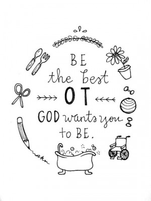 Handwritten Print For Occupational Therapists by kukustoms, $3.00