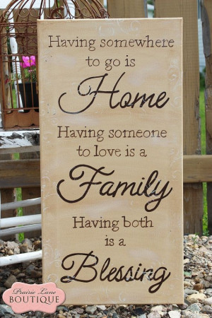 ... Home, Family, Blessing, 12x24 Canvas, Quote Wall art on Etsy, $42.50