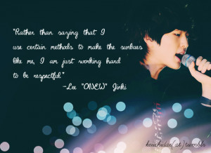 SHINee - LJK Quote by sourcandies