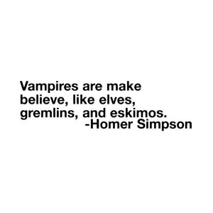 Homer simpsons quotes sayings vampires funny