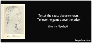 Henry Newbolt Quote