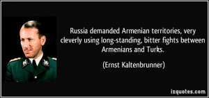 Russia demanded Armenian territories, very cleverly using long ...