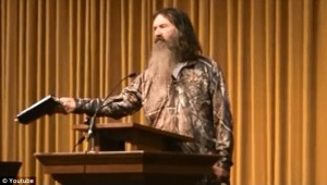 ... Phil Robertson makes more homophobic statements in church