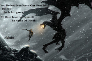 Skyrim Dragonborn Meme