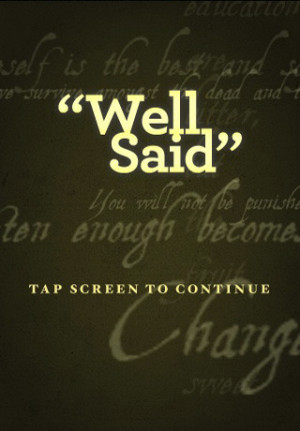 Download Well Said (Quotes by Noteworthy People) iPhone iPad iOS