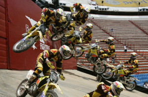 Travis Pastrana roosting at X Games 2011