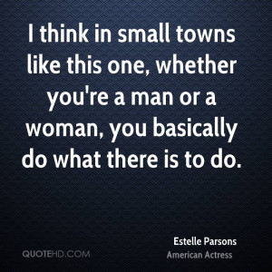 Quotes About Small Towns