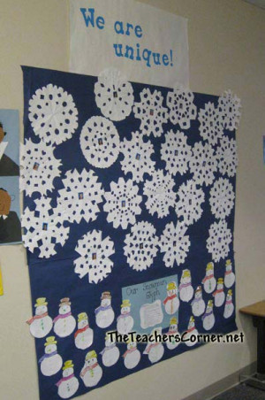 Snowflake Sayings For Bulletin Boards Just like every snowflake,