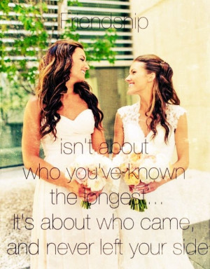 Wedding Quotes For Friends Best friend wedding day quote