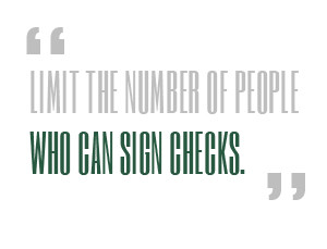 Fraud prevention: 10 helpful checks and balances