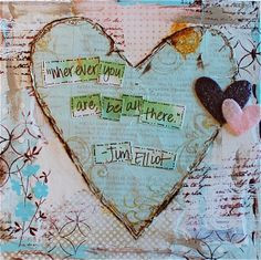... quote on Mixed Media read a book about Jim Elliot for a mission trip