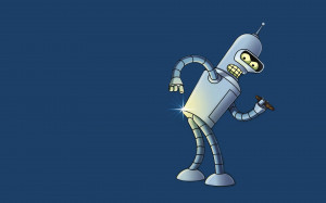 Bender Bending Rodriguez Blue