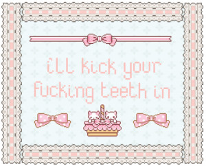 kawaii pastel offensive text offensive kawaii [MANTIS]