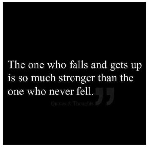 Fall and get back up