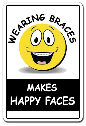 ... Sign dentist teeth tools metal funny gift braces dental gag tooth