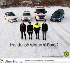 Who will drive you home?’ Icelandic anti-drunk driving ad