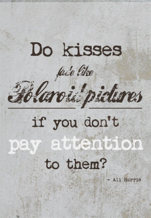 ... little #kiss #quote from the ... | Musings on kisses and kiss