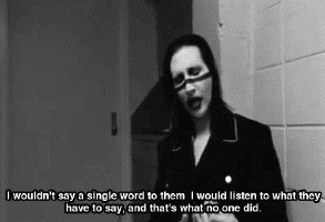Gothic Love Quotes Marilyn manson quote gifs on