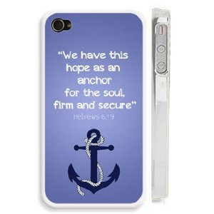 Bible Quote Anchor iPhone 4 Case - 