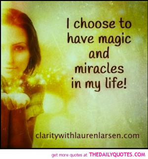 Choose magic and miracles. #staypositive #claritycure #healingintuit