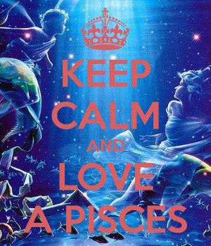keep calm and love pisces