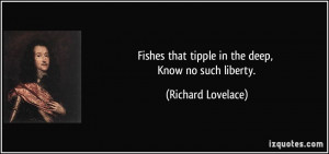 More Richard Lovelace Quotes