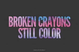BROKEN CRAYONS STILL COLOR | Charlotte made this with Spoken.ly