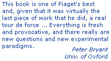 New Piaget Titles from Psychology Press