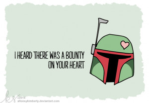 Bounty on Your Heart - Star Wars Valentine by allonsykimberly