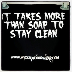 ... Center gift shop, recovery gifts; stay clean t-shirt, sober t-shirts