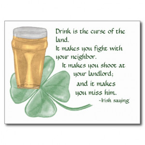 Funny Beer Quotes And Jokes Irish Quote About Drinking