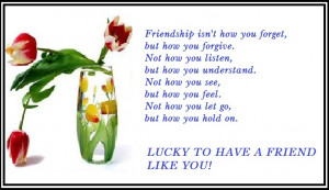 Lucky Friend Greeting Card of Friendship’s Day