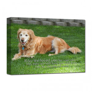 Gift Dog PET Lover Loss of Pet Portrait Art words photo Personalized ...