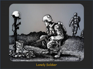 Takisobiepulpit Lonely Soldier