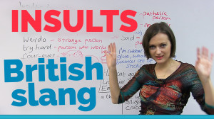 British Slang: INSULTS & childish sayings · engVid