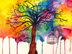 Love,Life,Quote,Art,Colorful,Paint - inspiring picture on PicShip.com