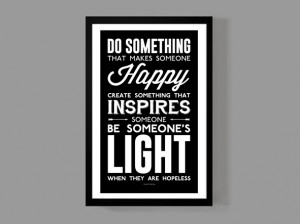 Dave Grohl Custom Poster - Be Someone's Light When They Are Hopeless ...