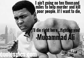 Muhammad Ali Quotes Vietnam War