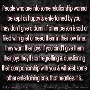 People who are into some relationship