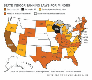 Bill would ban tanning salons from serving customers younger than 18