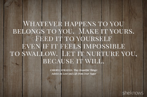 ... bigness, of kindness, of forgiveness, of emotional bravery. Be a