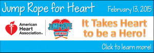 logo of jump rope for heart