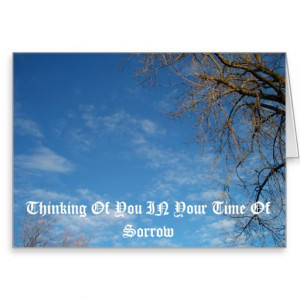 thinking_of_you_in_your_time_of_sorrow_cards ...