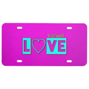Girly Quote Licence Plates License Plate