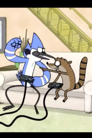 Regular Show Bout to Be Punched