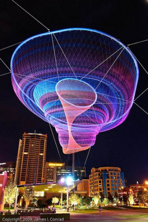 Janet Echelman - Installation Art Netted Sculptures Nets Sculpture ...