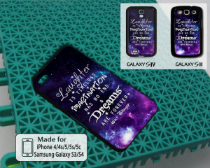 Walt Disney Quotes Galaxy Art Case For iPhone 4/4s/5/5s/5c and Samsung ...